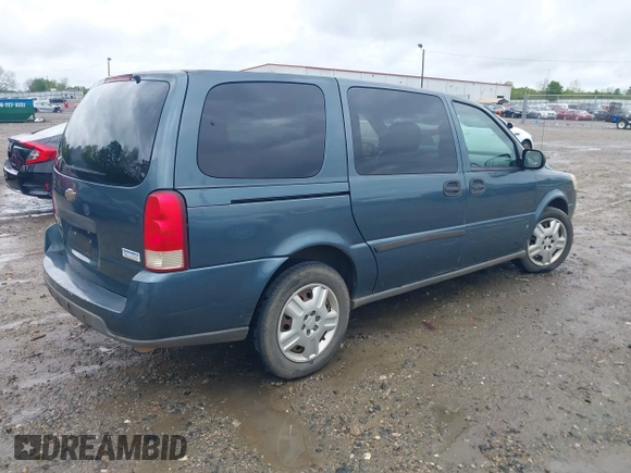 2007 Chevrolet Uplander LS Fleet with VIN 1GNDV23117D101352, listed as a IAAI auction lot 41977504 with 223,749 mi miles and . Bid and sale history available at DreamBid. Image 4.