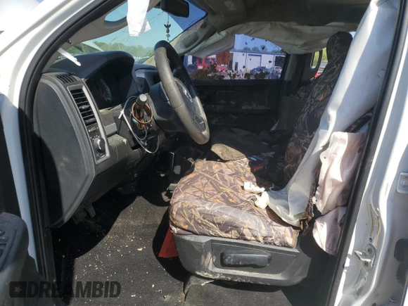 2016 Ram 2500 Tradesman with VIN 3C6UR5CJ5GG106529, listed as a Copart auction lot 52132305 with Not provided miles and Salvage title. Bid and sale history available at DreamBid. Image 7.