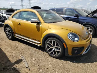 2018 Volkswagen Beetle Dune with VIN 3VWSD7AT4JM707547, listed as a Copart auction lot 64737064 with 0 mi miles and Salvage Title. Bid and sale history available at carsss.com. Image 4.