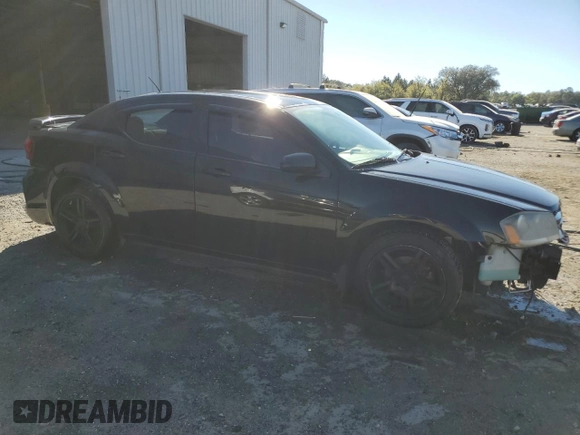2013 Dodge Avenger SXT with VIN 1C3CDZCB4DN544808, listed as a Copart auction lot 49498605 with 216,048 mi miles and Salvage Title. Bid and sale history available at carsss.com. Image 4.