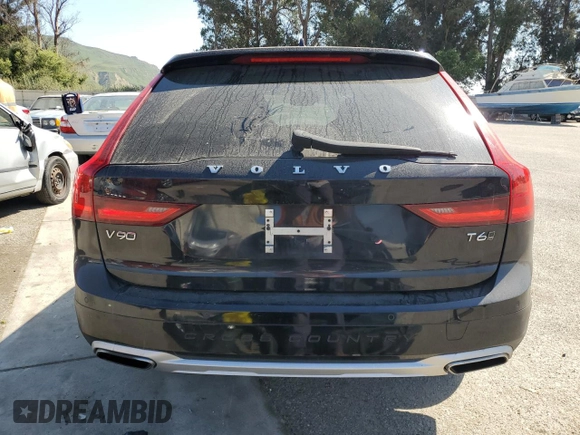 2017 Volvo V90 with VIN YV4A22NL7H1004532, listed as a Copart auction lot 57873094 with 66,942 mi miles and Salvage title. Bid and sale history available at DreamBid. Image 6.
