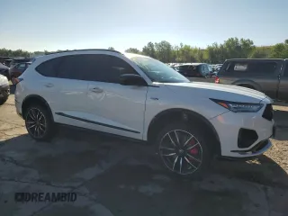 2022 Acura MDX Type S w/Advance Package with VIN 5J8YD8H83NL004731, listed as a Copart auction lot 67881164 with 37,827 mi miles and Salvage Title. Bid and sale history available at carsss.com. Image 4.