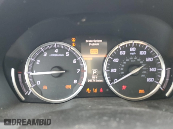 2019 Acura MDX with VIN 5J8YD4H36KL036503, listed as a Copart auction lot 52548425 with 91,741 mi miles and Salvage title. Bid and sale history available at DreamBid. Image 9.