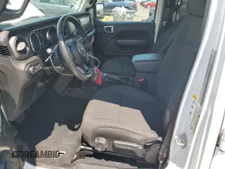 2020 Jeep Wrangler Unlimited Sport S with VIN 1C4HJXDG7LW144226, listed as a Copart auction lot 65087935 with 77,815 mi miles and Salvage title. Bid and sale history available at DreamBid. Image 7.