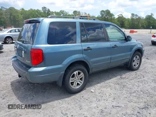 2005 Honda Pilot EX-L z VIN 5FNYF18595B050248, wystawiony jako IAAI lot #42474308 z przebiegiem 311 580 mil mil oraz . Historia ofert i sprzedaży dostępna na DreamBid. Obrazek 4.