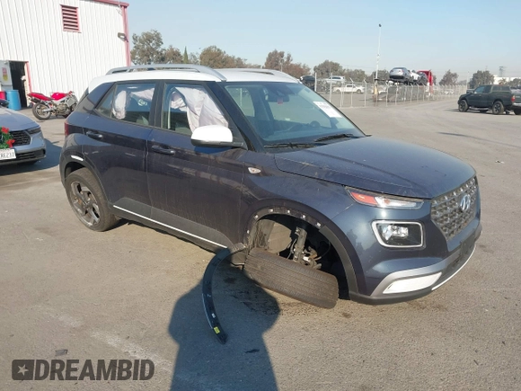 2021 Hyundai Venue SEL with VIN KMHRC8A3XMU126284, listed as a IAAI auction lot 41302612 with 26,804 mi miles and . Bid and sale history available at DreamBid. Image 1.