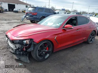 2019 Genesis G70 Advanced with VIN KMTG34LE7KU017931, listed as a IAAI auction lot 41863853 with 34,214 mi miles and . Bid and sale history available at DreamBid. Image 17.