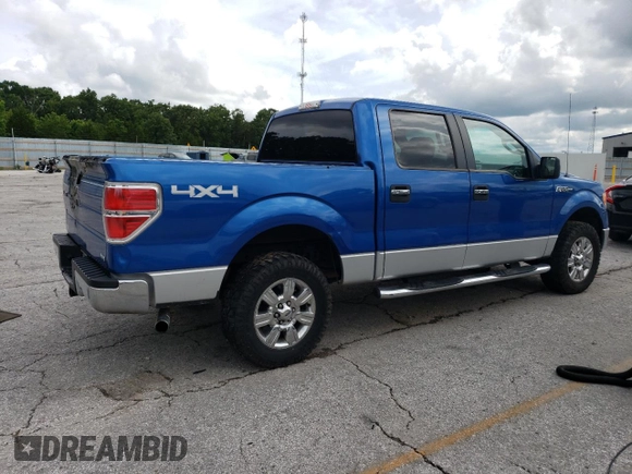 2010 Ford F-150 XL with VIN 1FTFW1EV8AFA11457, listed as a Copart auction lot 60961435 with 159,767 mi miles and Salvage title. Bid and sale history available at DreamBid. Image 3.