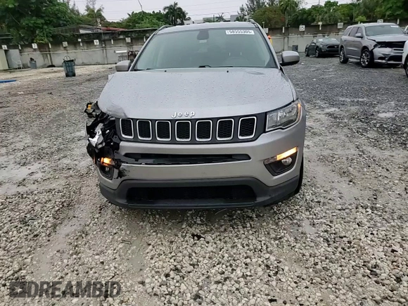 2019 Jeep Compass Latitude with VIN 3C4NJCBB3KT636386, listed as a Copart auction lot 58555305 with 97,923 mi miles and Salvage title. Bid and sale history available at DreamBid. Image 13.