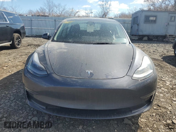 2022 Tesla Model 3 Long Range with VIN 5YJ3E1EB7NF257549, listed as a Copart auction lot 46980555 with 68,955 mi miles and Salvage Title. Bid and sale history available at DreamBid. Image 5.