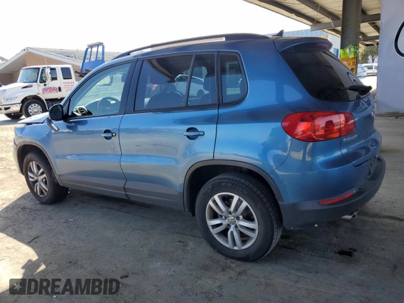 2017 Volkswagen Tiguan S with VIN WVGAV7AX3HK002668, listed as a Copart auction lot 55182385 with 128,991 mi miles and Clean Title. Bid and sale history available at DreamBid. Image 2.