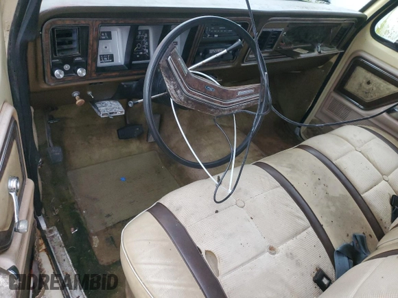 1979 Ford F-150 with VIN X15JKFA9697, listed as a Copart auction lot 84472734 with 152,224 mi miles and Clean title. Bid and sale history available at DreamBid. Image 8.
