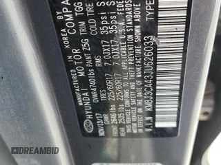 2018 Hyundai Tucson SEL with VIN KM8J3CA43JU626033, listed as a Copart auction lot 59894065 with Not provided miles and Clean title. Bid and sale history available at DreamBid. Image 13.