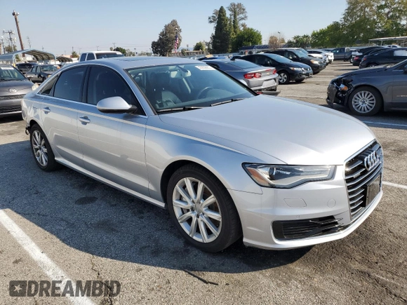 2016 Audi A6 2.0T Premium Plus with VIN WAUGFAFC2GN124981, listed as a Copart auction lot 43656653 with 74,400 mi miles. Bid and sale history available at carsss.com. Image 4.