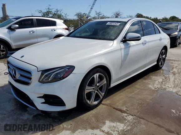 2018 Mercedes-Benz E 300 with VIN WDDZF4JB2JA314943, listed as a Copart auction lot 49021343 with Not Provided miles and . Bid and sale history available at DreamBid. Image 1.
