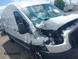 2021 Ford Transit Cargo with VIN 1FTBW9C8XMKB00193, listed as a IAAI auction lot 42137535 with 216,626 mi miles and . Bid and sale history available at DreamBid. Image 1.