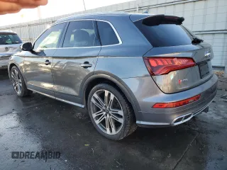 2018 Audi SQ5 Premium Plus with VIN WA1A4AFY1J2150081, listed as a Copart auction lot 42928885 with 54,757 mi miles and Salvage Title. Bid and sale history available at DreamBid. Image 2.