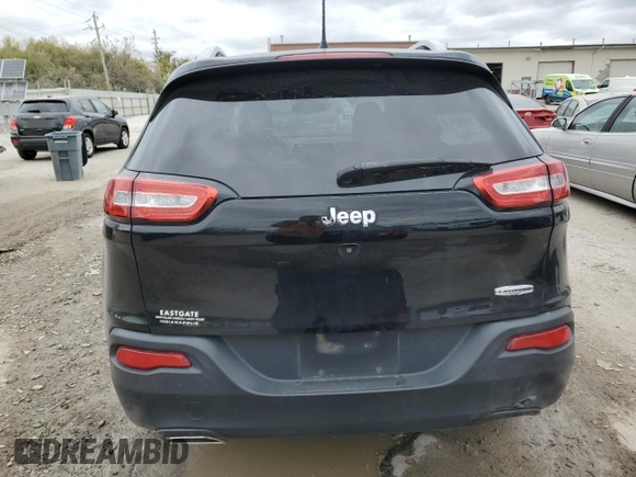 2018 Jeep Cherokee Latitude Plus with VIN 1C4PJLLX1JD524550, listed as a Copart auction lot 75652534 with 240,091 mi miles and Salvage Title. Bid and sale history available at carsss.com. Image 6.