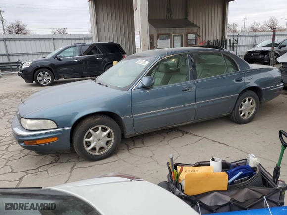 2001 Buick Park Avenue with VIN 1G4CW54K614174911, listed as a Copart auction lot 83018564 with 125218 miles and Salvage Title. Bid and sale history available at carsss.com. Image 1.