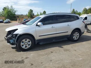 2014 Chevrolet Traverse LS z VIN 1GNKRFED0EJ268343, wystawiony jako Copart lot #54717395 z przebiegiem 130 321 mil mil oraz Szkoda całkowita • Salvage title. Historia ofert i sprzedaży dostępna na DreamBid. Obrazek 1.