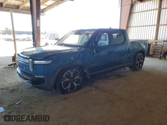 2022 Rivian R1T Adventure Package with VIN 7FCTGAAA8NN014044, listed as a Copart auction lot 49919865 with 0 mi miles and Salvage Title. Bid and sale history available at carsss.com. Image 1.