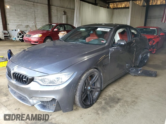 2015 BMW M4 z VIN WBS3R9C5XFK333598, wystawiony jako Copart lot #51206925 z przebiegiem 103 528 mil mil oraz Szkoda całkowita • Salvage title. Historia ofert i sprzedaży dostępna na DreamBid. Obrazek 1.