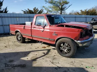 1990 Ford F-150 "S" with VIN 1FTDF15Y7LNB52515, listed as a Copart auction lot 83829724 with 966,652 mi miles and Salvage Title. Bid and sale history available at carsss.com. Image 4.