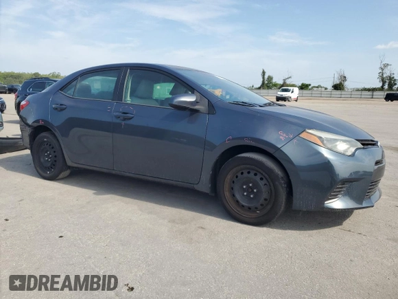 2016 Toyota Corolla L with VIN 2T1BURHE1GC744479, listed as a Copart auction lot 58803315 with 45,472 mi miles and Salvage title. Bid and sale history available at DreamBid. Image 4.