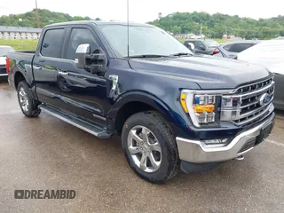 2023 Ford F-150 XL with VIN 1FTFW1ED5PFC86171, listed as a IAAI auction lot 42217154 with 7,296 mi miles and . Bid and sale history available at DreamBid. Image 1.