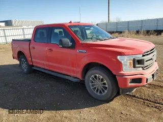 2018 Ford F-150 XL with VIN 1FTEW1EP7JKE59404, listed as a Copart auction lot 52152005 with 172,619 mi miles and Salvage Title. Bid and sale history available at carsss.com. Image 4.