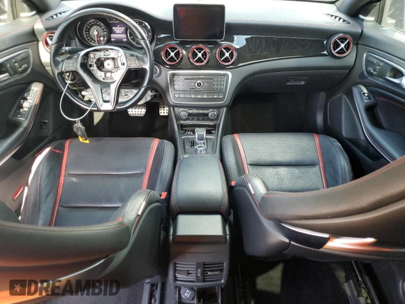 2016 Mercedes-Benz CLA 45 AMG with VIN WDDSJ5CB5GN347455, listed as a Copart auction lot 66579284 with 92,042 mi miles and Salvage Title. Bid and sale history available at DreamBid. Image 8.