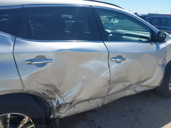 2023 Nissan Murano SV z VIN 5N1AZ2BJ8PC123349, wystawiony jako IAAI lot #42075746 z przebiegiem 47 239 mil mil oraz . Historia ofert i sprzedaży dostępna na DreamBid. Obrazek 6.