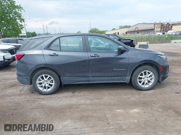 2022 Chevrolet Equinox LS with VIN 3GNAXHEVXNS213306, listed as a IAAI auction lot 42427872 with 45,527 mi miles and . Bid and sale history available at DreamBid. Image 13.