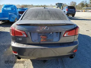 2012 Lexus IS 250 with VIN JTHCF5C22C5060468, listed as a Copart auction lot 75116504 with 206,410 mi miles and Salvage Title. Bid and sale history available at DreamBid. Image 6.