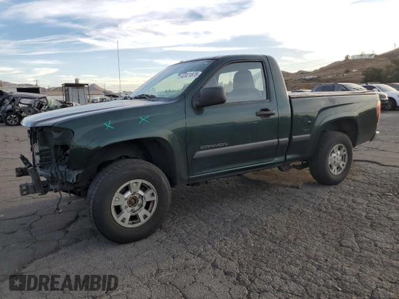 2005 GMC Canyon SL Z85 with VIN 1GTDT146458242750, listed as a Copart auction lot 42021875 with 179,696 mi miles and Salvage Title. Bid and sale history available at carsss.com. Image 1.