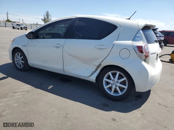 2013 Toyota Prius c One with VIN JTDKDTB37D1036239, listed as a Copart auction lot 49892865 with 103,473 mi miles and Salvage Title. Bid and sale history available at carsss.com. Image 2.