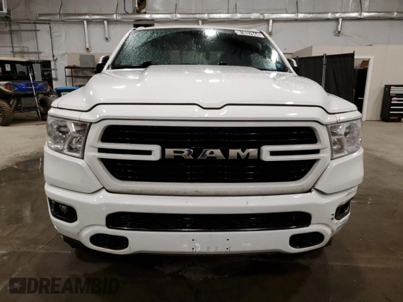 2020 Ram 1500 Big Horn with VIN 1C6RRFBG9LN290053, listed as a Copart auction lot 81837844 with 75,010 mi miles and Clean Title. Bid and sale history available at carsss.com. Image 5.