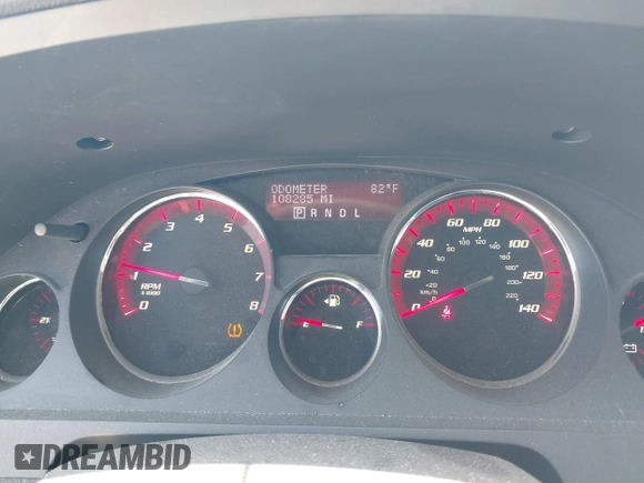 2010 GMC Acadia SL with VIN 1GKLRKED2AJ152923, listed as a IAAI auction lot 42036977 with 108,285 mi miles. Bid and sale history available at carsss.com. Image 7.