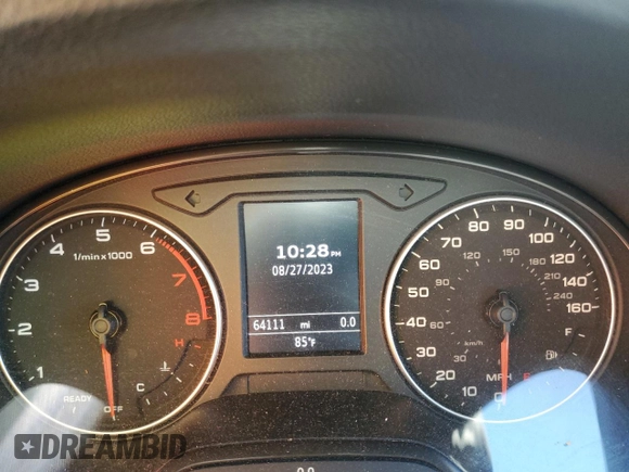 2016 Audi A3 2.0T Premium with VIN WAUB8GFF4G1026981, listed as a Copart auction lot 65966733 with 64,111 mi miles. Bid and sale history available at carsss.com. Image 9.