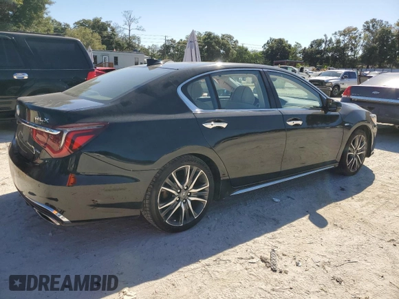 2018 Acura RLX Hybrid Sport with VIN JH4KC2F9XJC000569, listed as a Copart auction lot 76715794 with 71,522 mi miles and Salvage Title. Bid and sale history available at carsss.com. Image 3.