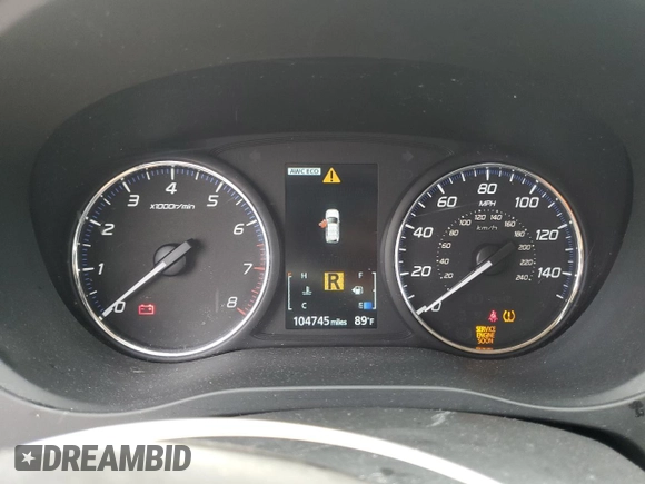 2019 Mitsubishi Outlander ES with VIN JA4AZ3A39KZ044219, listed as a Copart auction lot 59417255 with 104,745 mi miles and Clean title. Bid and sale history available at DreamBid. Image 9.