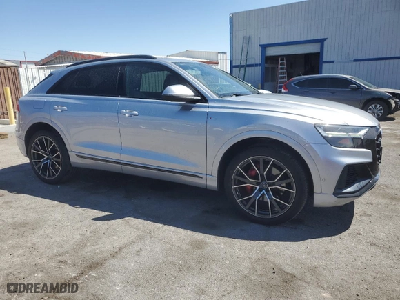 2019 Audi Q8 Premium Plus with VIN WA1EVAF13KD021055, listed as a Copart auction lot 51812235 with 96,502 mi miles and Clean Title. Bid and sale history available at carsss.com. Image 4.