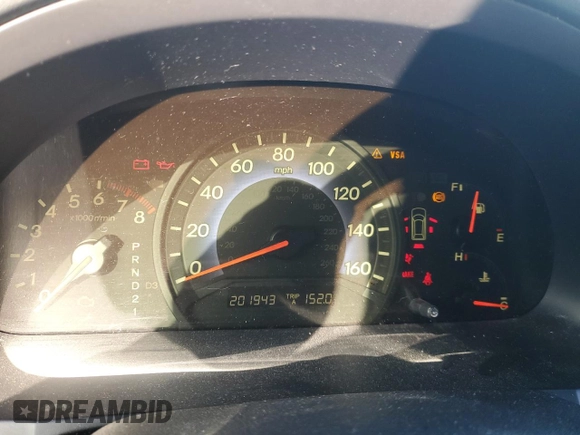 2006 Honda Odyssey EX with VIN 5FNRL38466B123934, listed as a Copart auction lot 47689175 with 201,943 mi miles and Salvage Title. Bid and sale history available at carsss.com. Image 9.