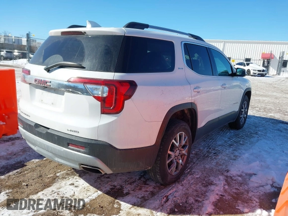 2020 GMC Acadia SLT with VIN 1GKKNULS1LZ147754, listed as a IAAI auction lot 41629826 with 85,528 mi miles and . Bid and sale history available at DreamBid. Image 4.