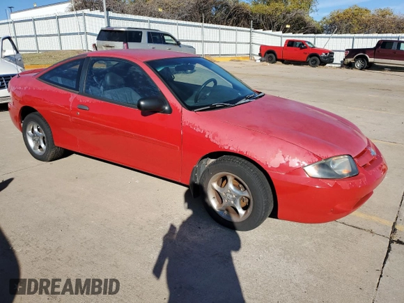 2003 Chevrolet Cavalier with VIN 1G1JC14F137178987, listed as a Copart auction lot 80216614 with 99,153 mi miles and Clean Title. Bid and sale history available at DreamBid. Image 4.