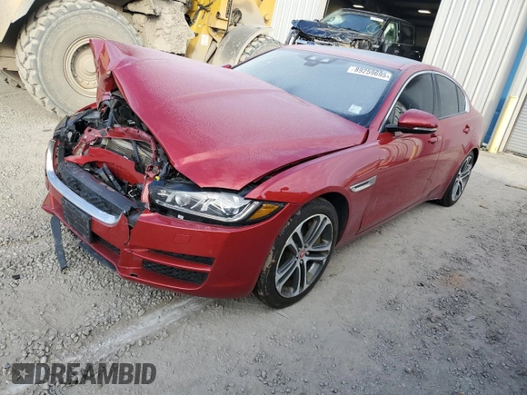 2017 Jaguar XE 35t Premium with VIN SAJAJ4BV4HA975304, listed as a Copart auction lot 89259695 with 134,609 mi miles and Salvage Title. Bid and sale history available at carsss.com. Image 1.