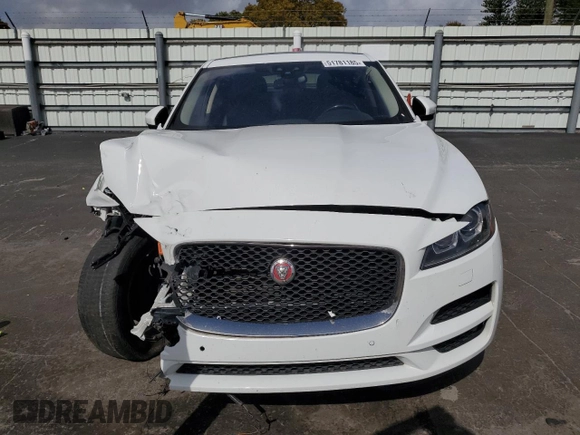 2017 Jaguar F-Pace 35t Premium with VIN SADCJ2BV9HA047309, listed as a Copart auction lot 51781185 with 108,459 mi miles and Salvage Title. Bid and sale history available at DreamBid. Image 5.
