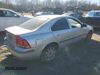 2003 Volvo S60 2.4L with VIN YV1RS61T132255062, listed as a Copart auction lot 42926315 with 0 mi miles and Salvage Title. Bid and sale history available at carsss.com. Image 3.