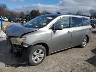 2013 Nissan Quest SL z VIN JN8AE2KP1D9060824, wystawiony jako Copart lot #54651485 z przebiegiem 142 779 mil mil oraz Szkoda całkowita • Salvage title. Historia ofert i sprzedaży dostępna na DreamBid. Obrazek 1.