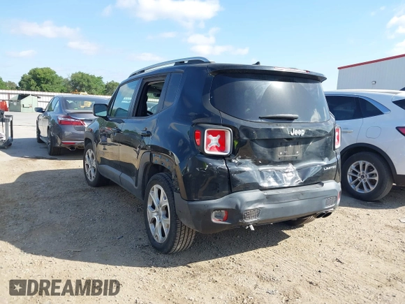 2016 Jeep Renegade Limited z VIN ZACCJADT7GPE30360, wystawiony jako IAAI lot #42012541 z przebiegiem 81 409 mil mil oraz . Historia ofert i sprzedaży dostępna na DreamBid. Obrazek 3.
